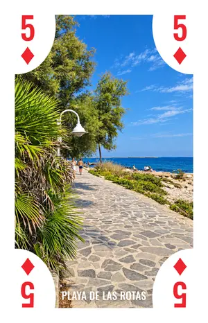 5 de diamantes: Playa de las Rotas