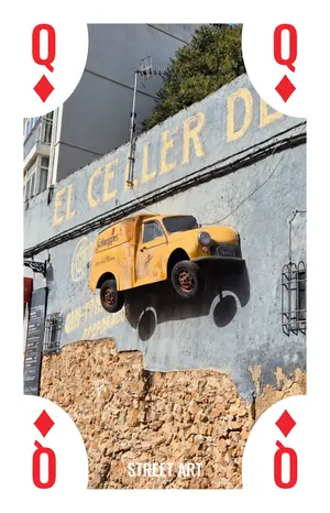 Reina de diamantes: Street Art